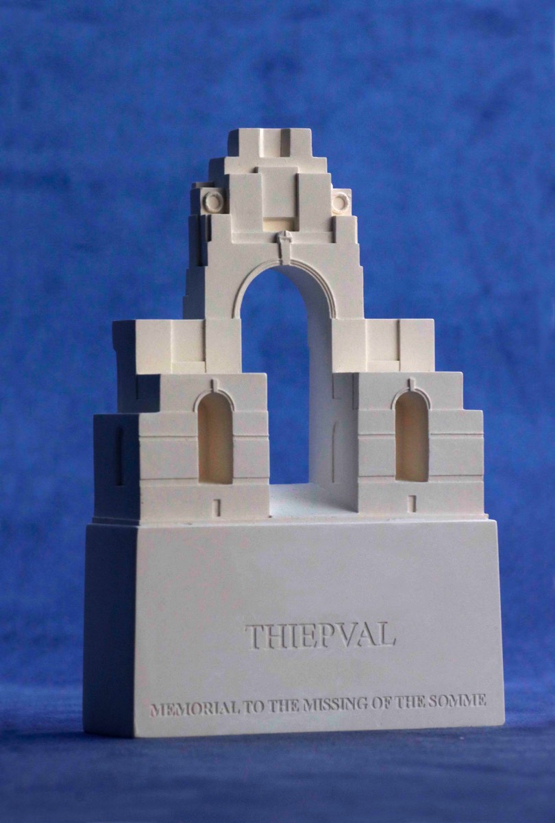 Purchase Thiepval, Memorial to the missing of the Somme, hand made by The Modern Souvenir Company.