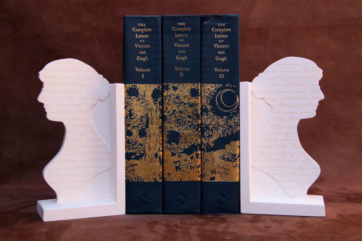 Purchase, Jane Austen bookends, handmade in plaster by the Modern Souvenir Company.