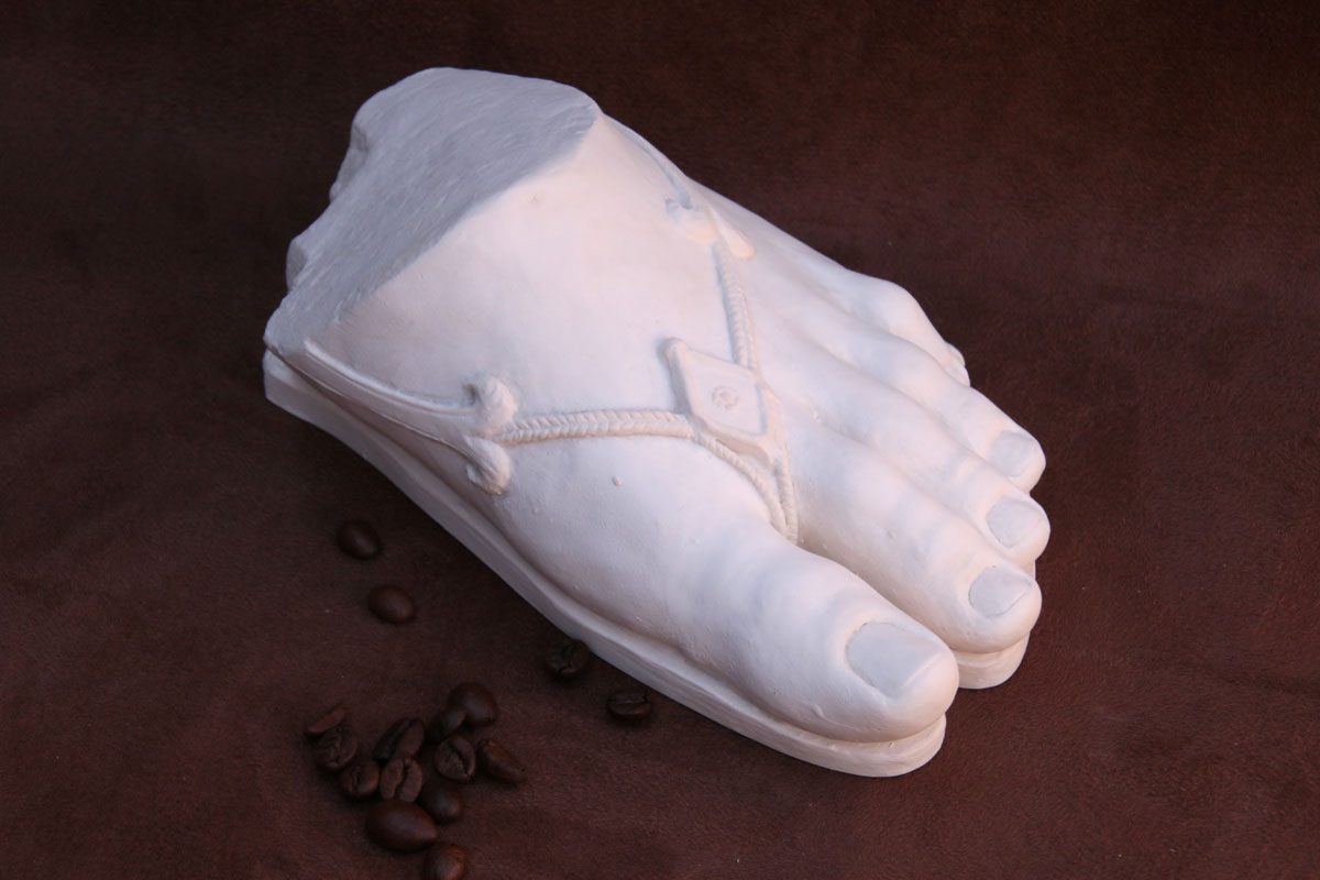 Purchase Classical Foot Paperweight, hand made by The Modern Souvenir Company.