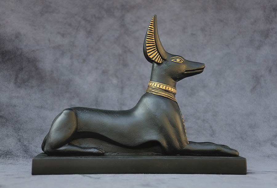 Available for purchase, Anubis large Black & Gold by the Modern Souvenir Company.