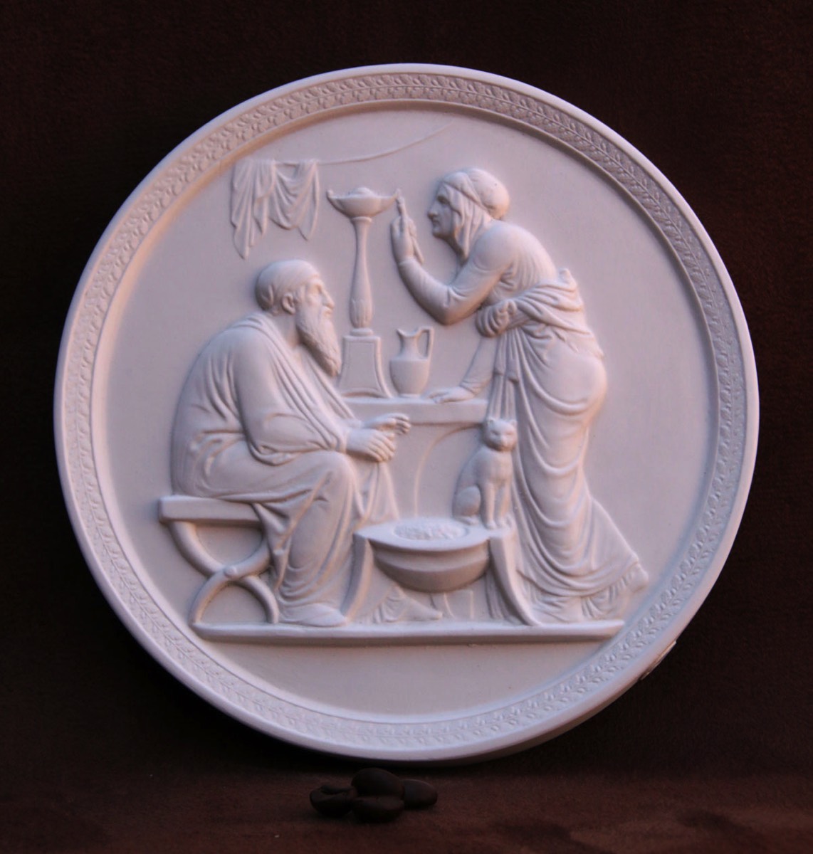 Old Age / Winter), handmade in plaster by the Modern Souvenir Company.