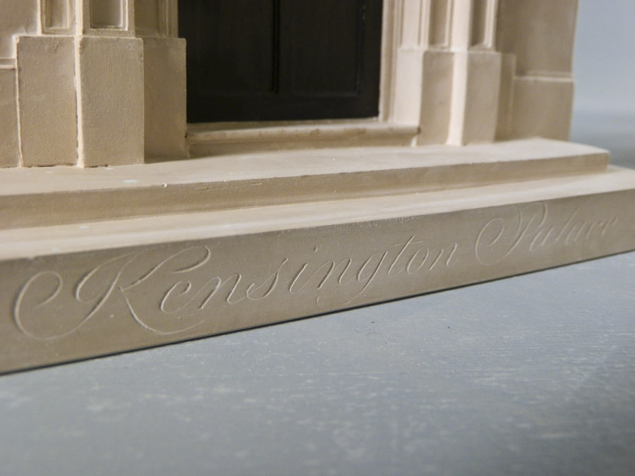 Purchase The Queens Doorway Model, hand made in British Plaster by The Moderns Souvenir Company 