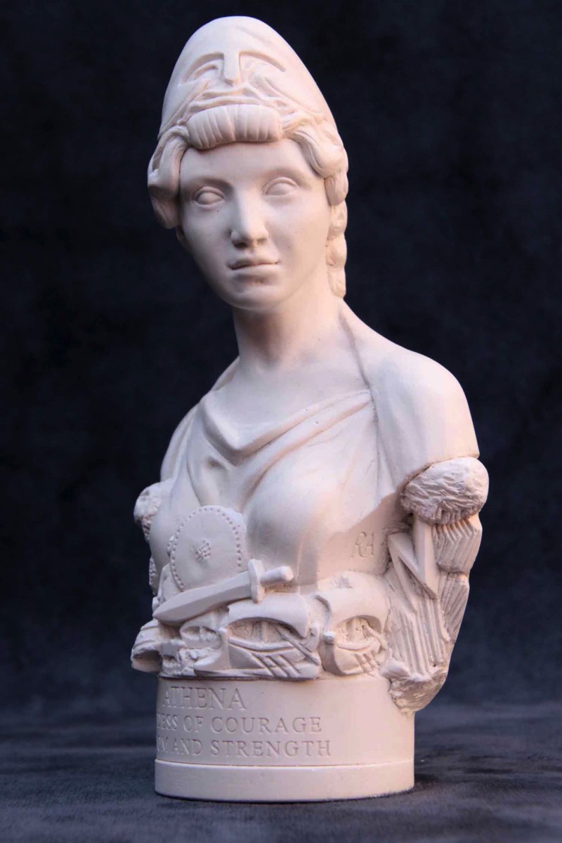 Famous Faces bust of the Greek Goddess Athena.