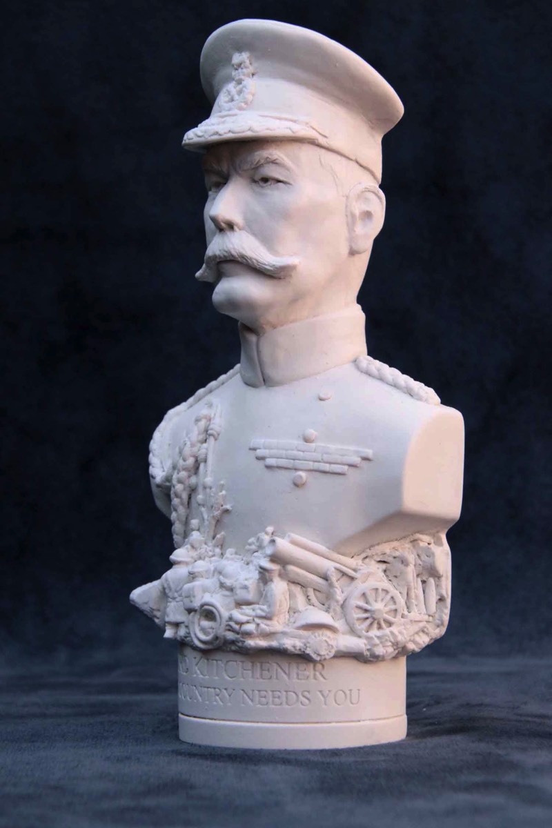 Famous Faces bust of Lord Kitchener.
