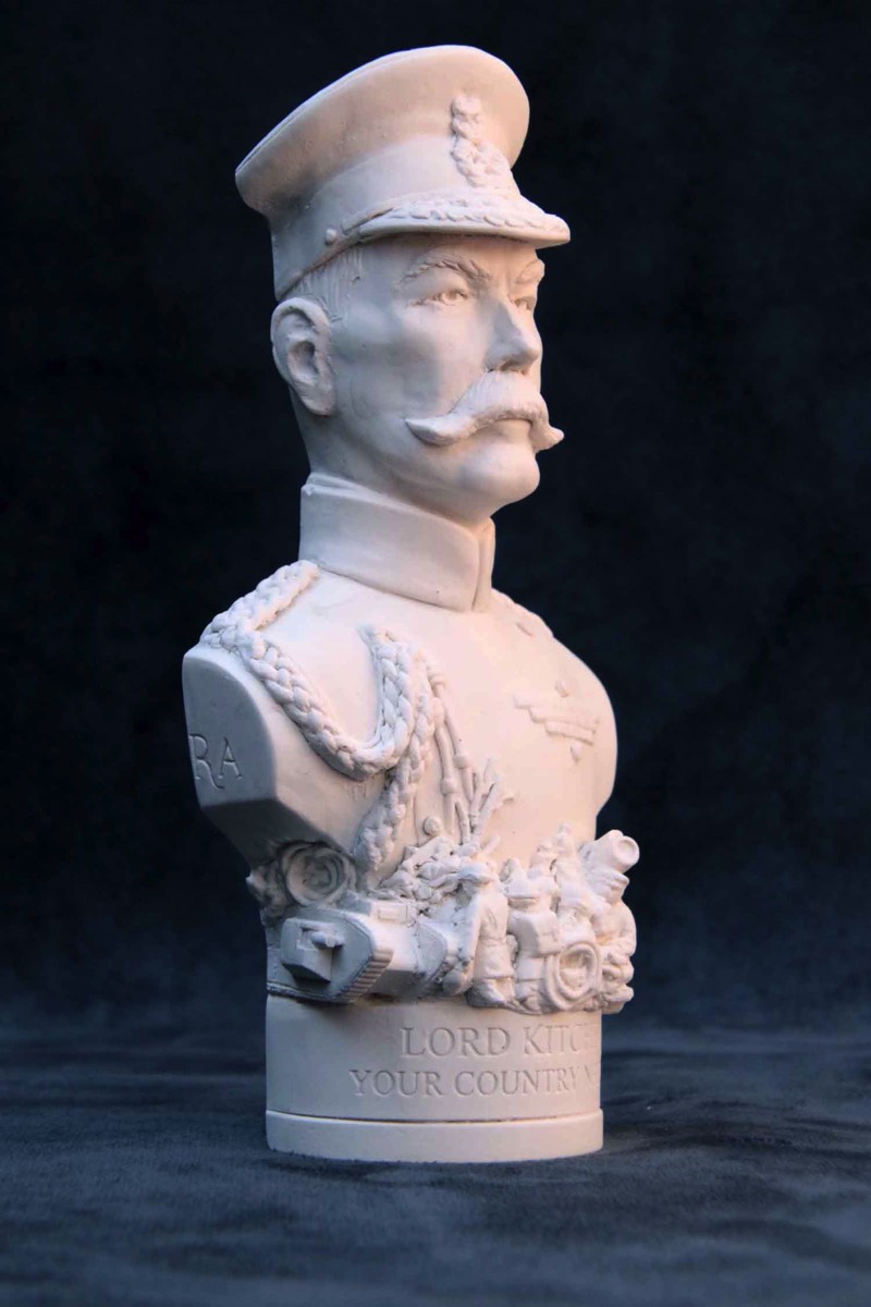 Famous Faces bust of Lord Kitchener.