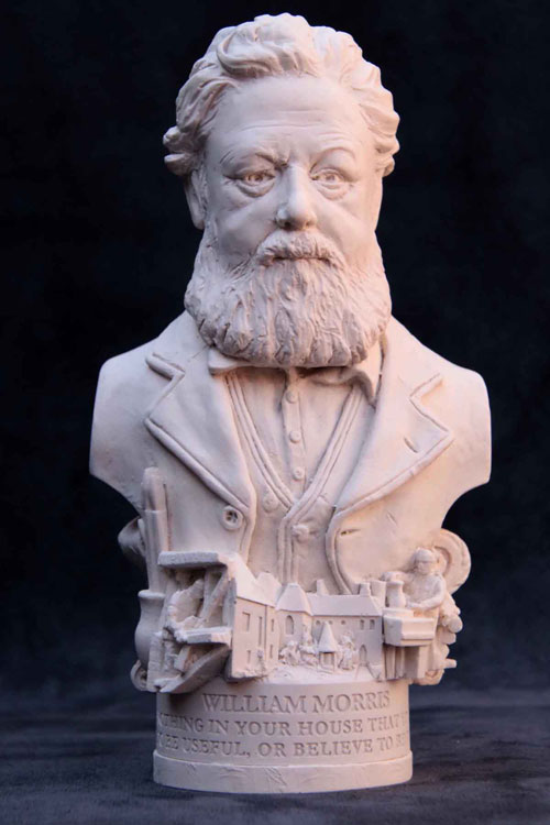 Purchase Famous Faces bust of William Morris