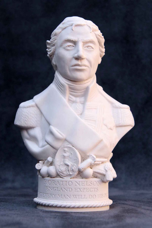 Purchase Famous Faces bust of Lord Nelson