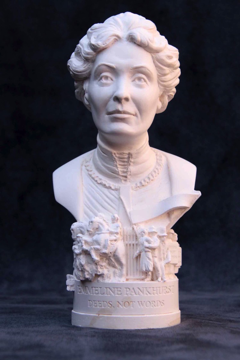 Purchase Famous Faces bust of Emmeline Pankhurst