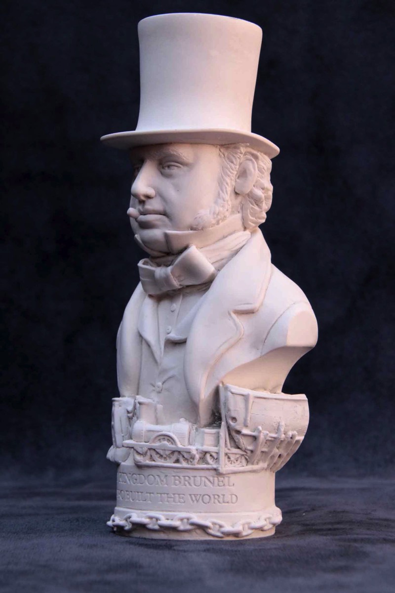 Famous Faces bust of Isambard Kingdom Brunel