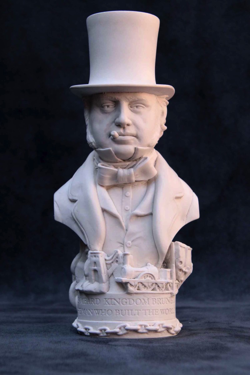 Famous Faces bust of Isambard Kingdom Brunel