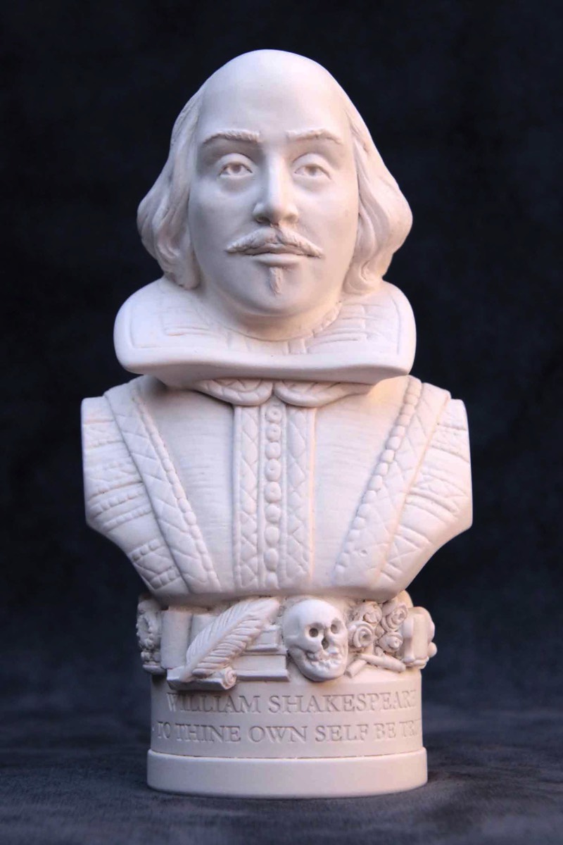 Purchase Famous Faces bust of William Shakespeare.