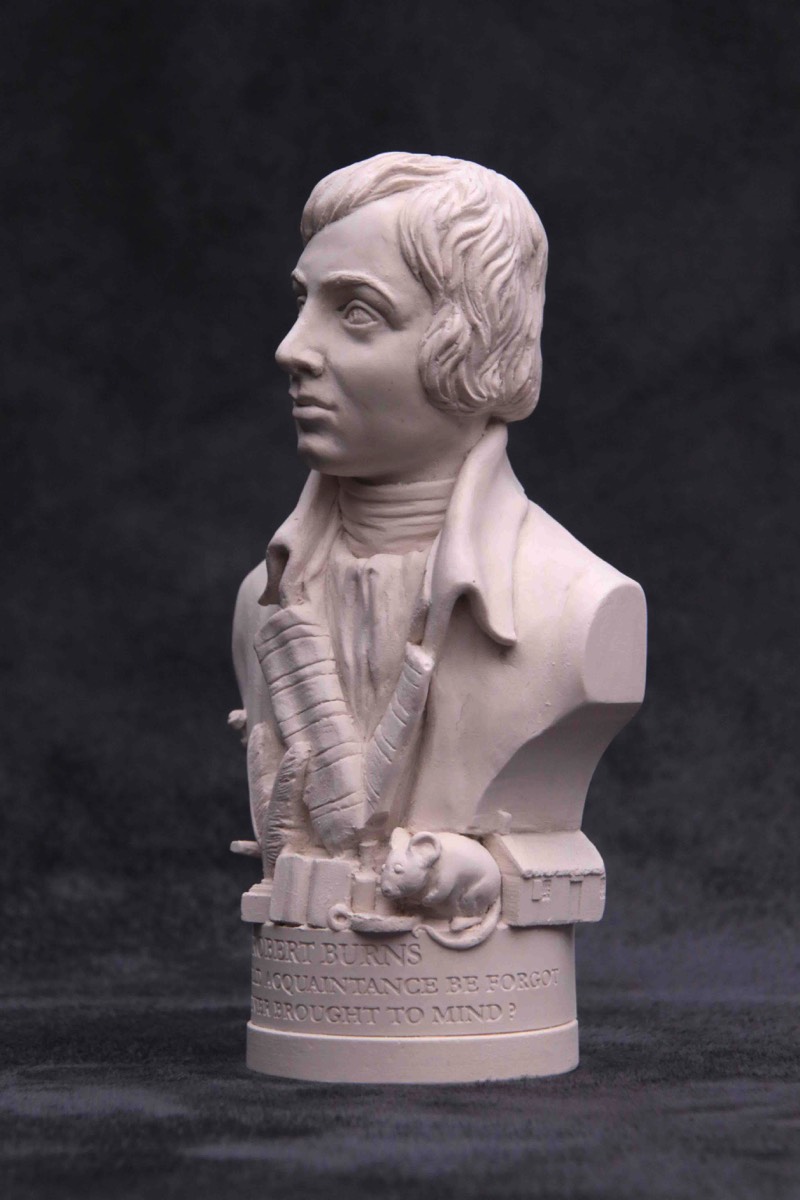 Purchase Famous Faces bust of Robbie Burns