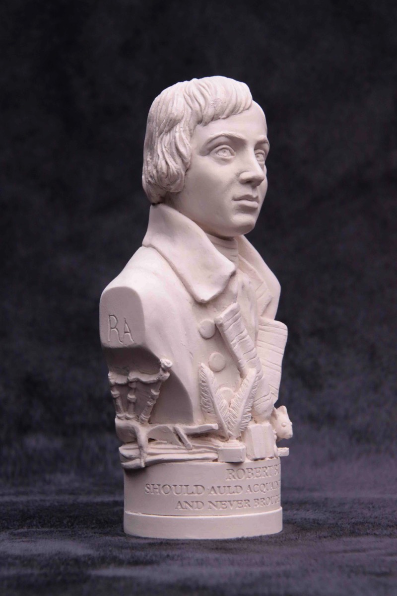 Purchase Famous Faces bust of Robbie Burns