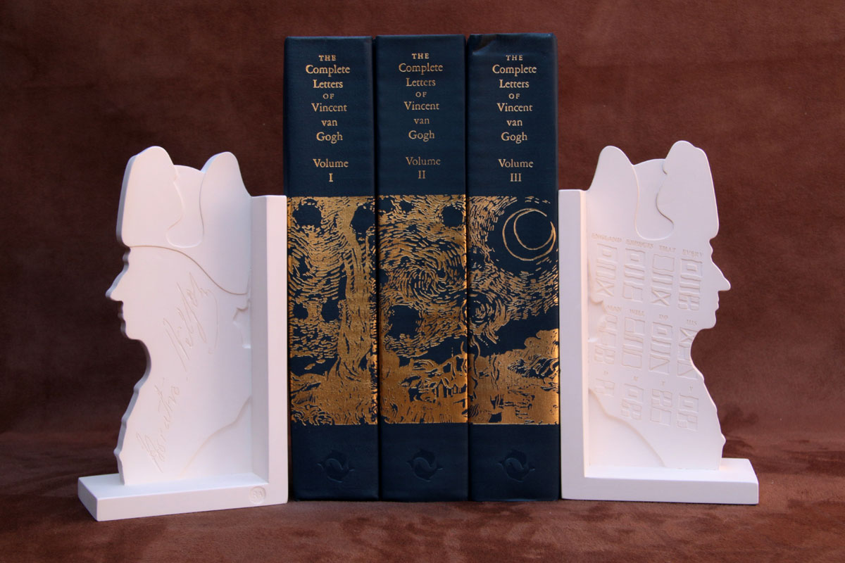 Purchase, Nelson bookend, handmade in plaster by the Modern Souvenir Company.