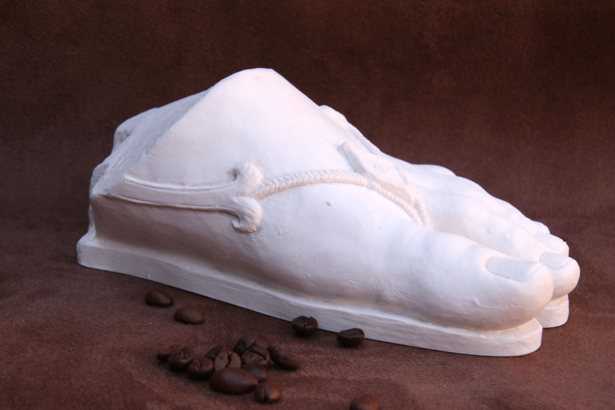 Purchase Classical Foot Paperweight, hand made by The Modern Souvenir Company.