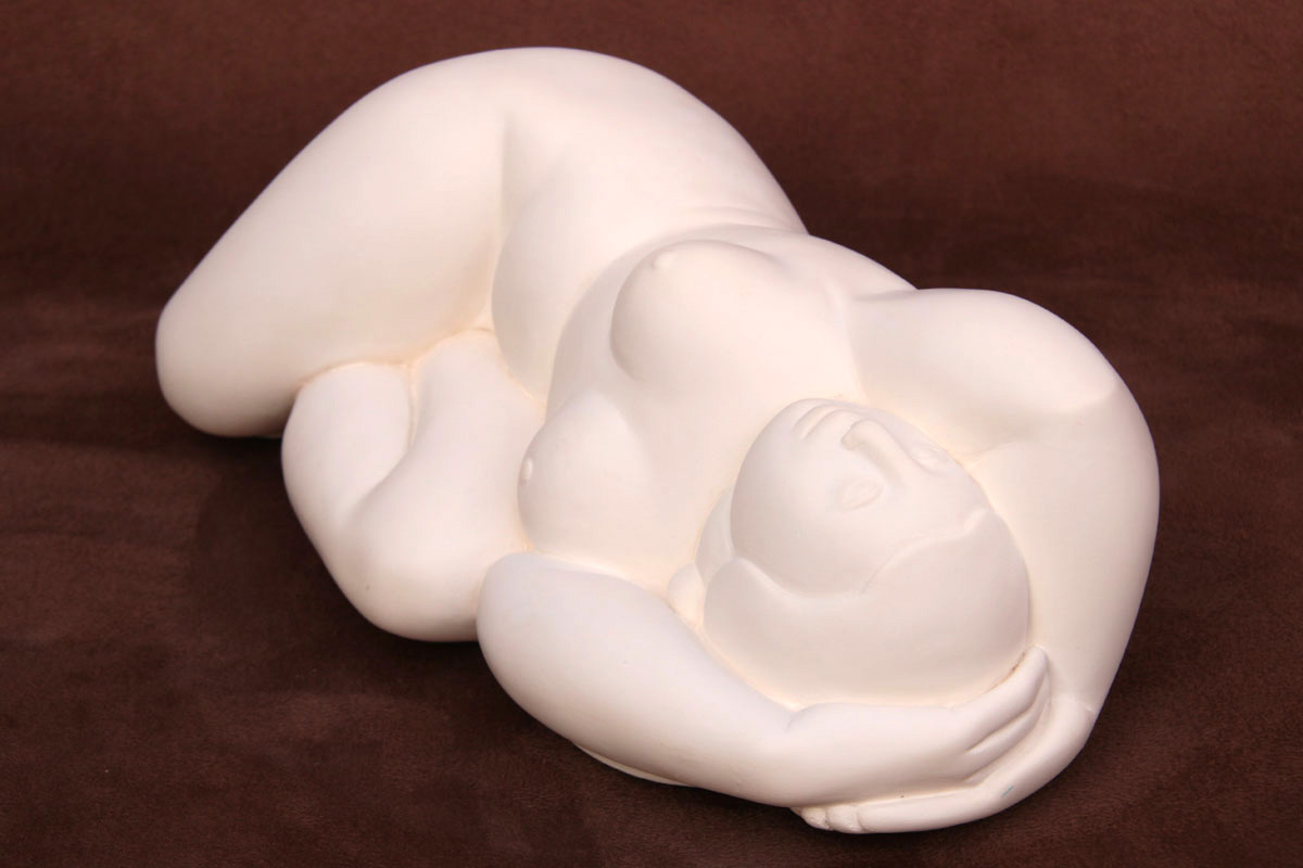 Purchase Reclining Nude by Frank Doson, handmade in plaster by the Modern Souvenir Company.