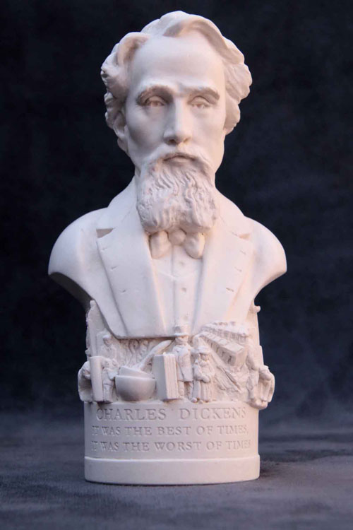 Purchase Famous Faces bust of Charles Dickens