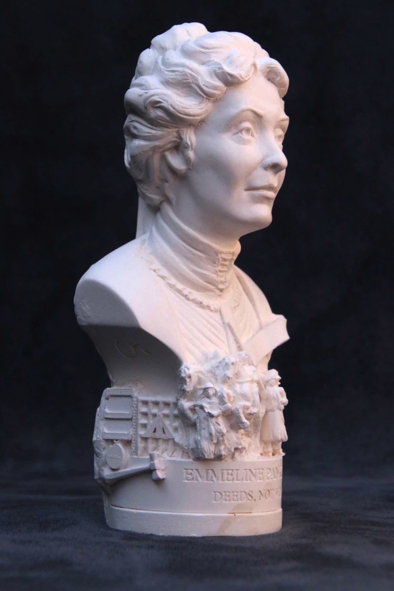 Purchase Famous Faces bust of Emmeline Pankhurst