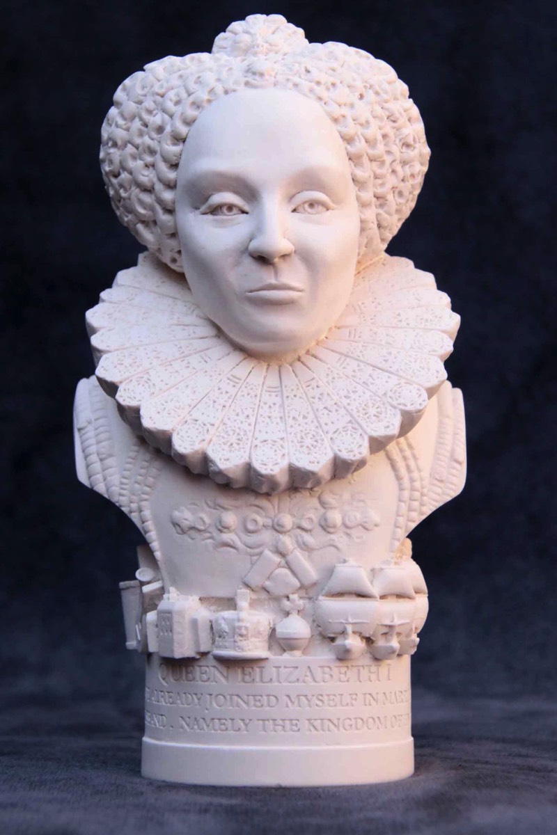 Purchase Famous Faces bust of Queen Elizabeth I