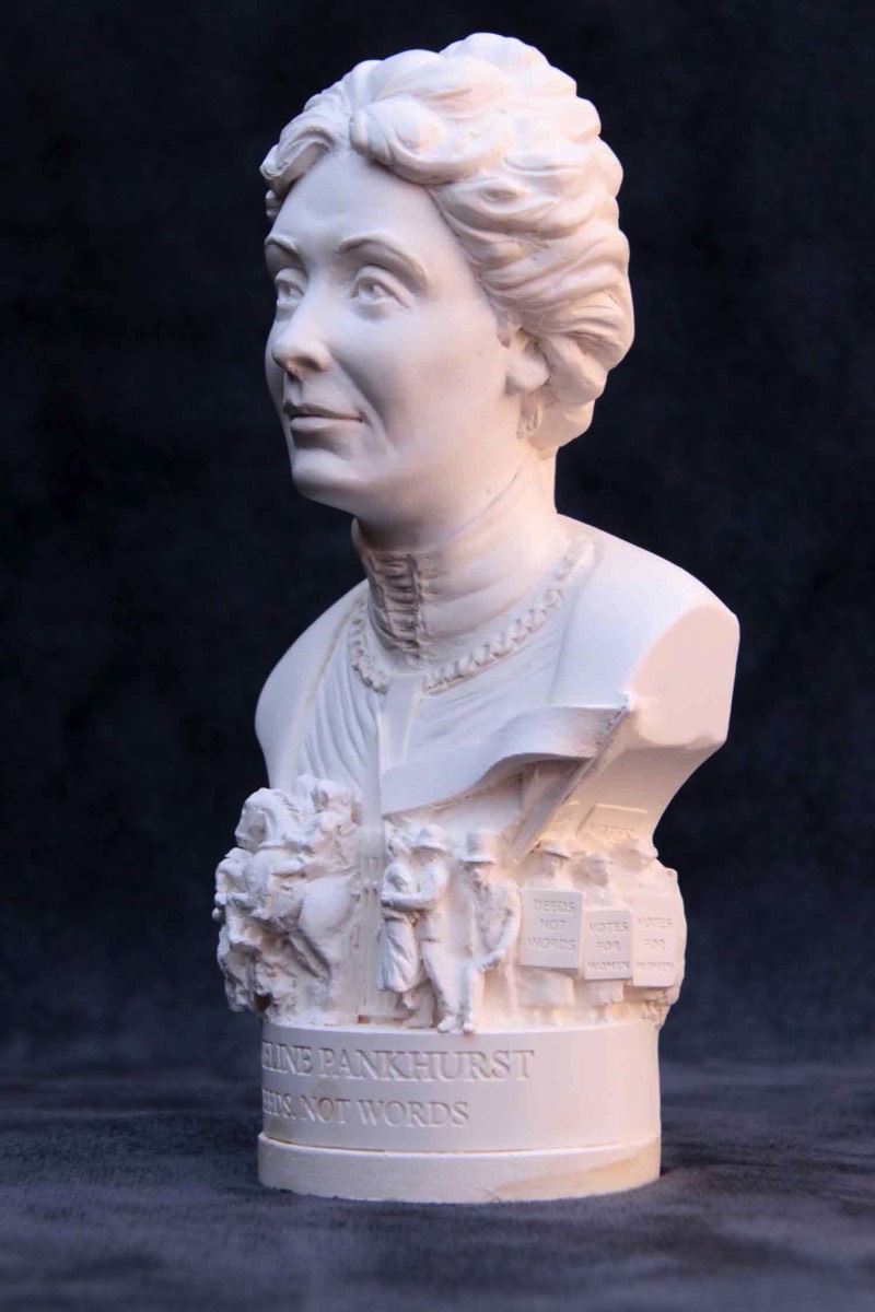 Purchase Famous Faces bust of Emmeline Pankhurst