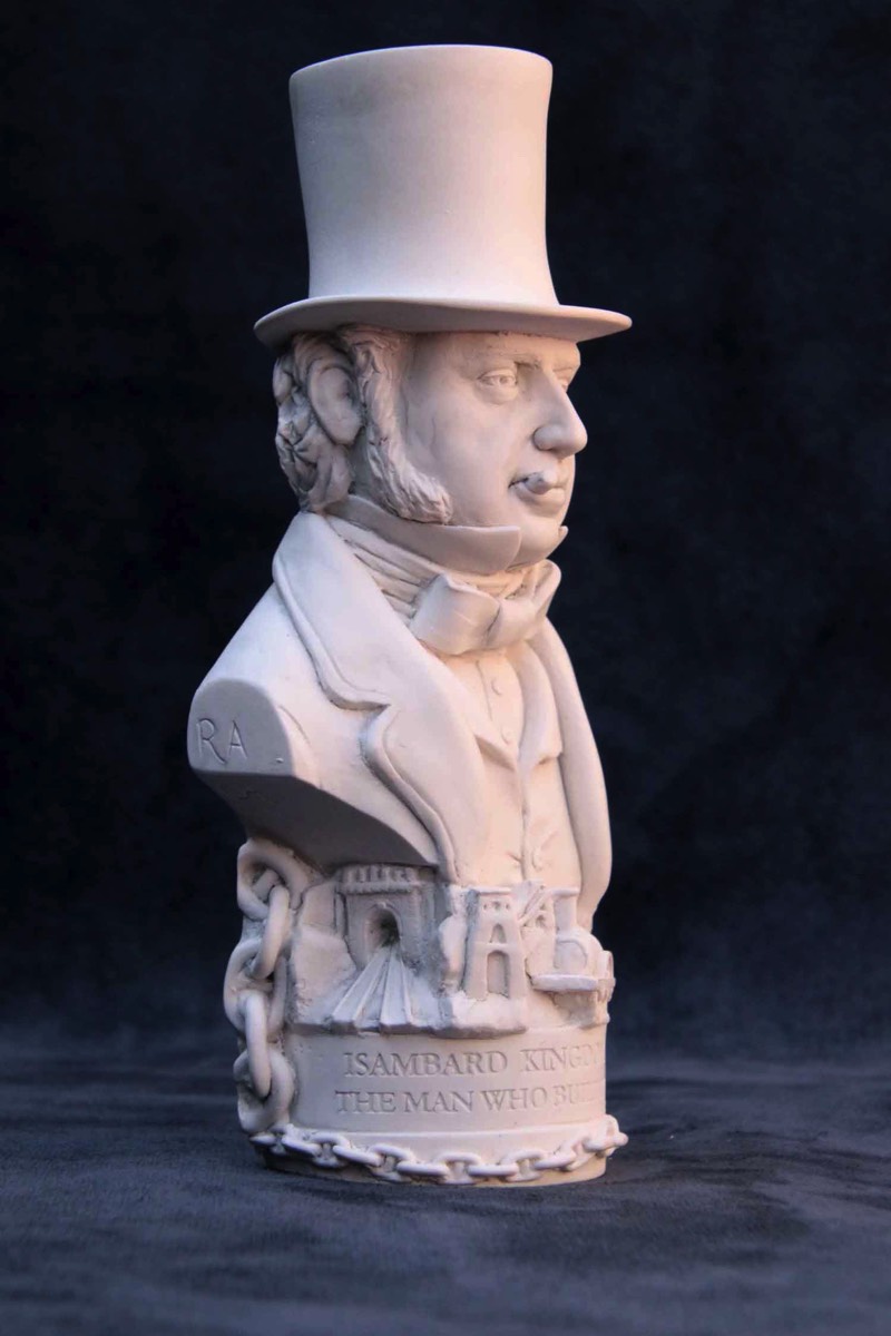 Famous Faces bust of Isambard Kingdom Brunel