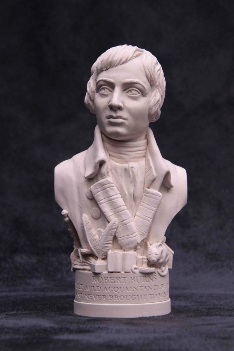 Purchase Famous Faces bust of Robbie Burns